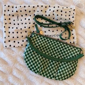 RARE LIKE NEW Clare V. PETIT MOYEN IN FERN/ MIST (Discontinued)